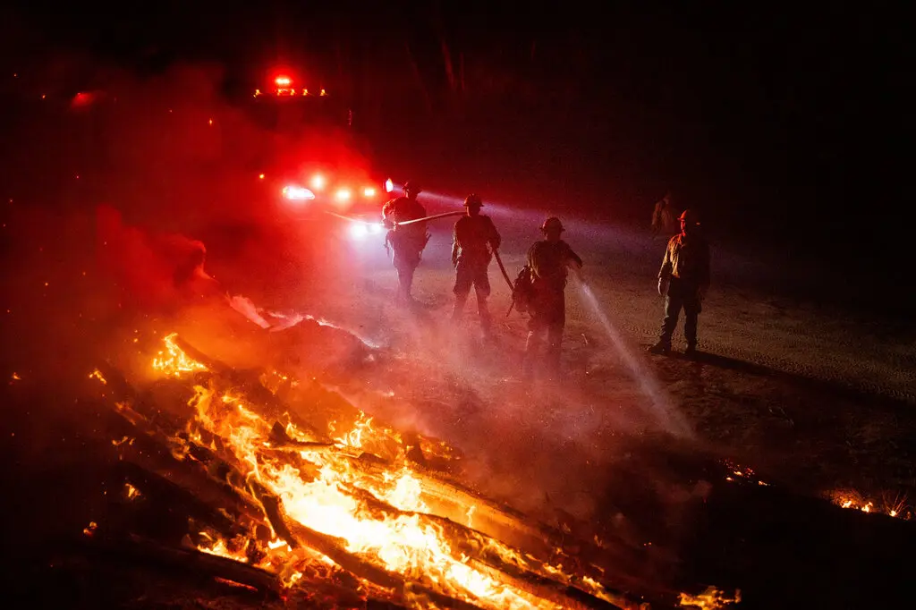 Highland Fire, California,